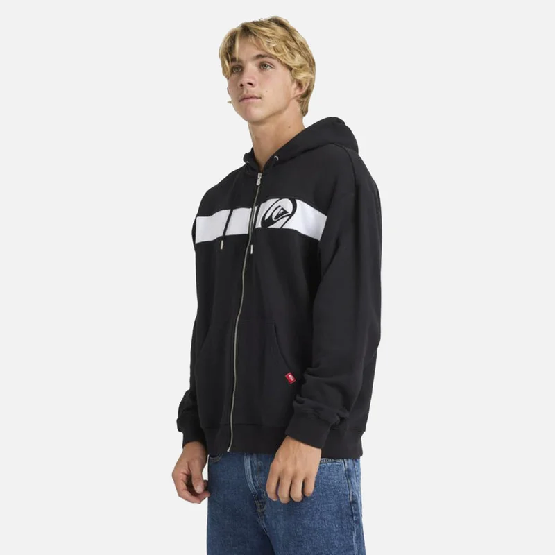 كويك سيلفر Tilt Panel Zip Up Hoodie - Men