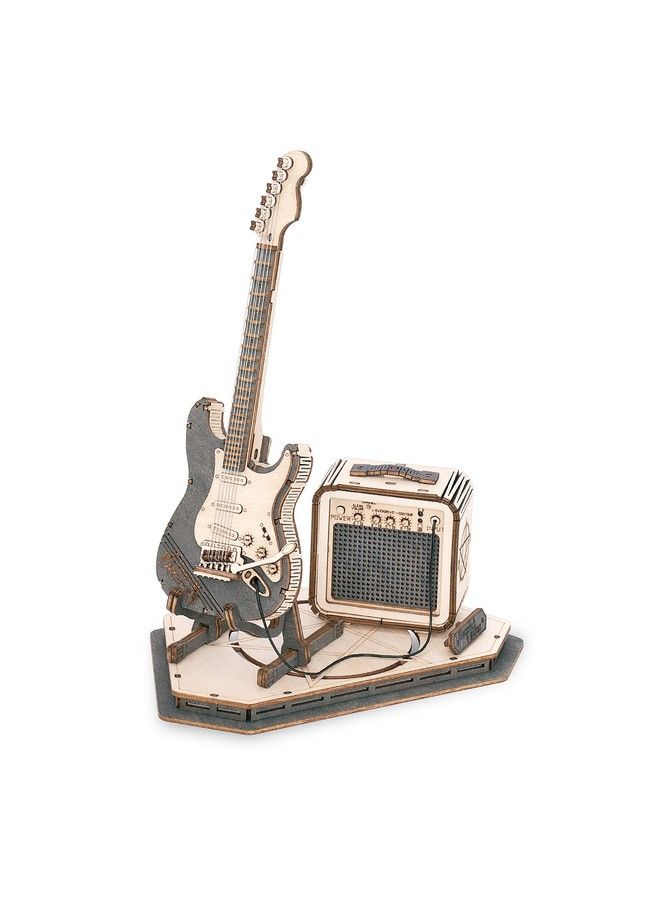 Robotime 3D Puzzle For Kids Wooden Craft Kits Diy Model Guitar Kit To Build Brain Teaser Puzzle Toy Creative Gift For Teens & Adults - Image 2