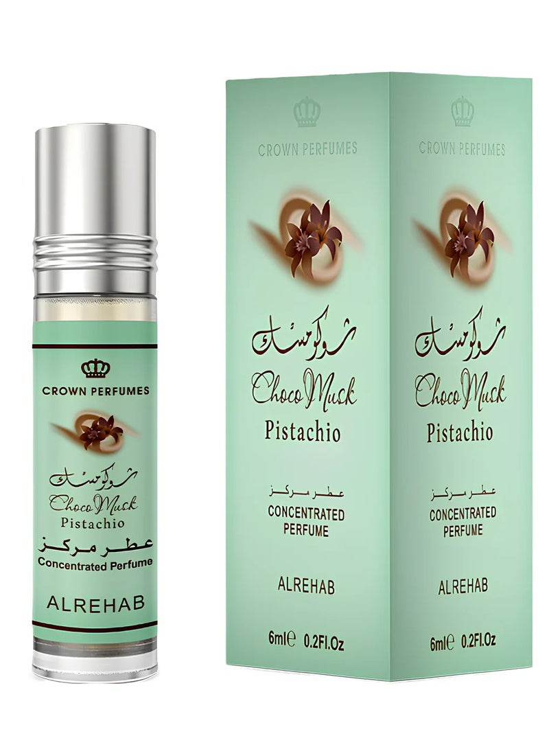 الرحاب زيت عطري مركز برائحة الشوكولاتة والمسك والفستق من الرحاب - 6 مل - Image 1