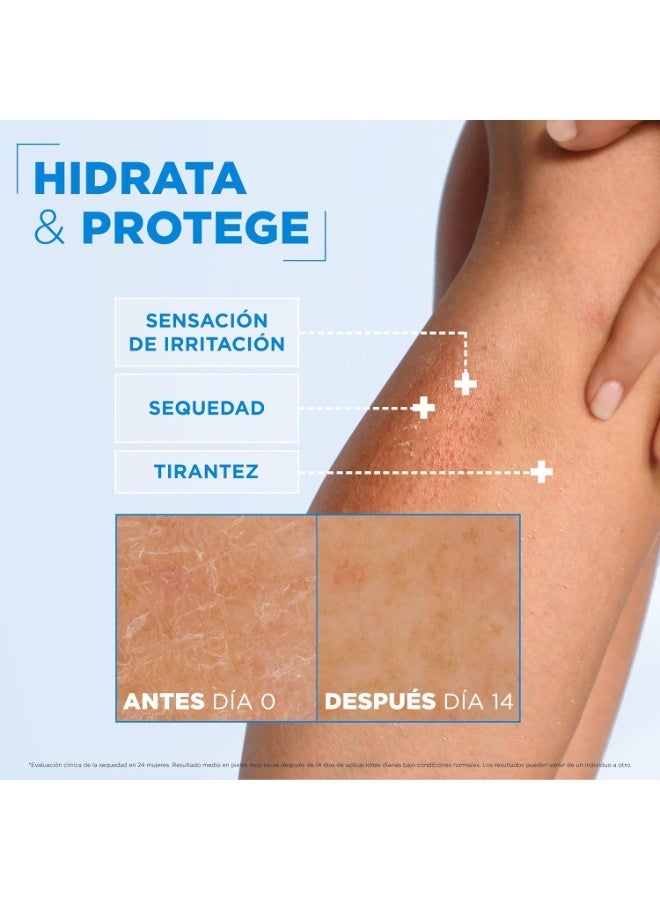Mixa Ceramide Skin Strengthening Cream with 10% Vegetable Glycerin, Squalane and Ceramide for Very Dry & Stressed Skin Moisturising for the Whole Family, Ceramide Protect 400 ml - Image 4