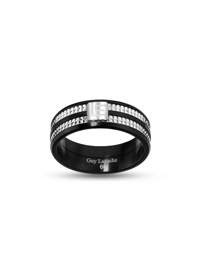 غاي لاروش أليكس. خواتم سوداء للرجال  مم