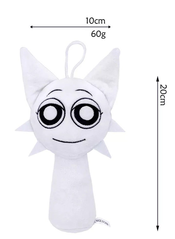 5PCS Sprunki Plush Toys, Sprunky Wenda  Gray Plushies Pillow Stuffed Animal Figure Dolls for Game Fans Gifts for Kids - Image 4