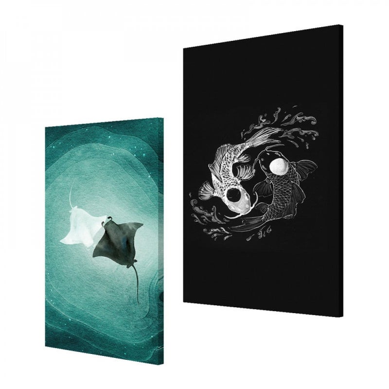 Marktna Modern double canvas painting - Image 2