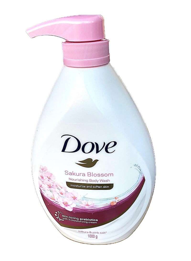 Dove Sakura Blossom Nourishing Body Wash 1000g - Image 2
