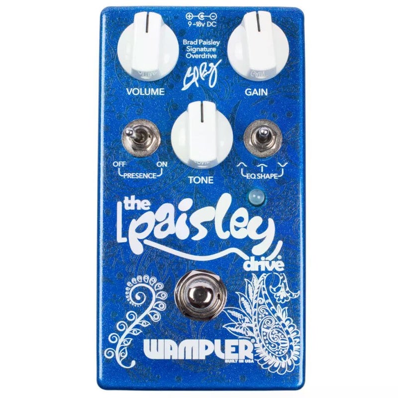 Wampler Paisley Drive V2 Brad Paisley Signature Overdrive Guitar Effects Pedal - Image 2