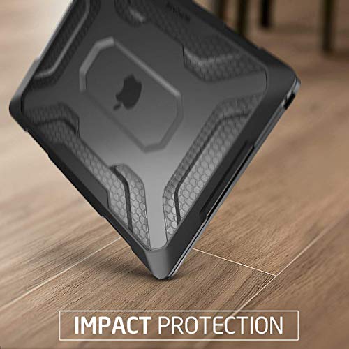 SupCase غطاء SUPCASE يونيكورن بيتل لجهاز ماك بوك برو 13 بوصة (2022-2016) M2/M1 A2338 A2251 A2289 A1706 A1708 A1989 A2159، غطاء رفيع من TPU مطاطي مع شريط اللمس وTouch ID (أسود) - Image 5