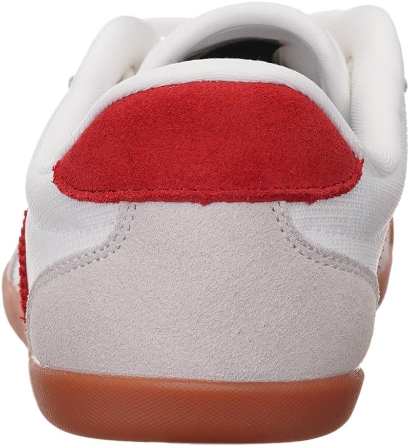 WHITIN Women's Barefoot Sneakers Casual Minimalist Zero Drop Sole Wide Toe Box Shoes Minimus Size 8 Width 8W Laces Up Brogue Outdoor Grey Red Gum 39 - Image 3