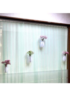N M Z N M Z Silicone Sticky Flower Pot Wall Hanging Bottle Vase Suitable for Home Office Bathroom(15 X 15 X 2 cm) (Multi Colour, 1 pc)  - Image 2