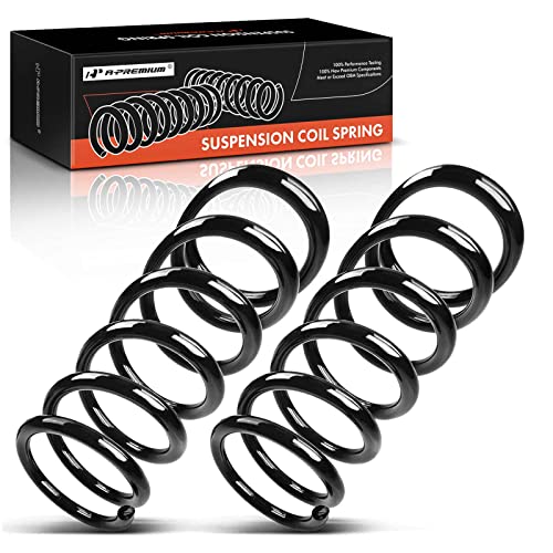 A-Premium 2Pcs Rear Suspension Coil Spring Set Compatible with Toyota Sienna 2004-2010 3.3L 3.5L, AWD, Driver and Passenger Side, Replace# 48231AE041 - Image 1
