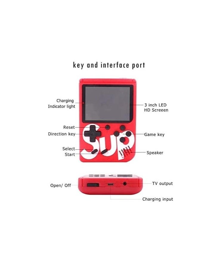 Sup Game Box Plus 400 In 1 Retro Games Upgraded Version Mini Portable Console Handheld Gift By Prime Tech