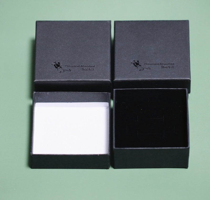 Qianjia Jewelry Storage Box Set - Earring, Necklace, Bracelet, Ring Boxes with Gift Bags, Silver Polishing Cloth, Earring Backs, Disinfecting Cotton, and Mirror