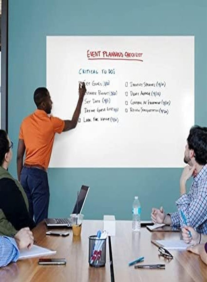 COSMOS STAR ورق جدران سبورة بيضاء بنمط نجوم الكون - ذاتي اللصق - Image 1