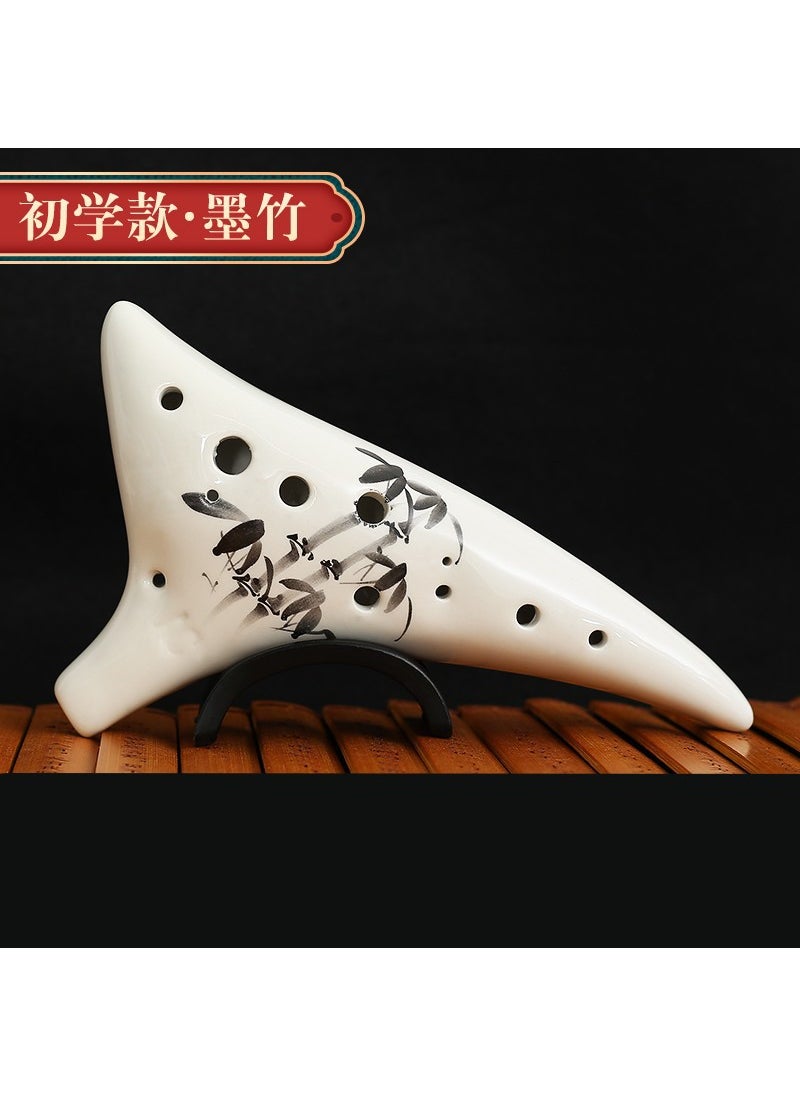 Generic - 12-Hole Ocarina C-Tone Beginner Child Instrument [Beginner] 12-hole middle-tone C- tone Tao Di Mo Zhu - Image 1