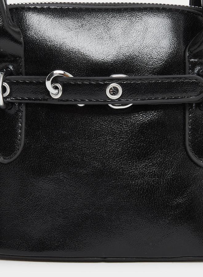 Styli Belted Detail Dual Handle Handbag - Image 3