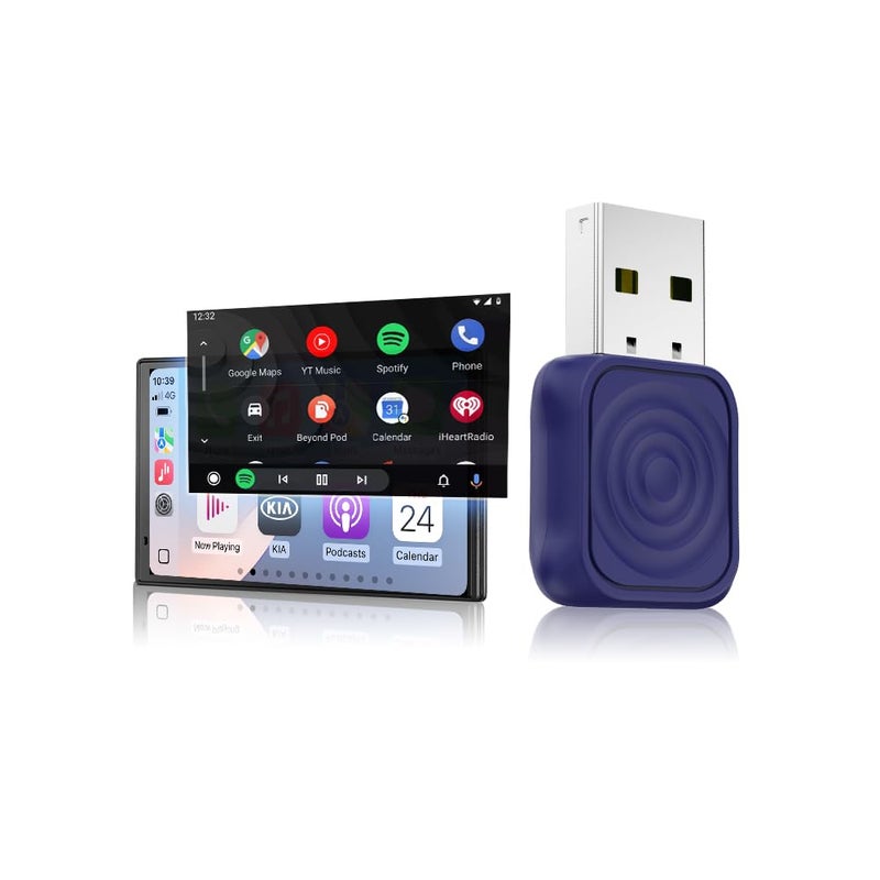 Carlinkit Mini Ultra Wireless CarPlay Android Auto Adapter Plug Play Dongle for iPhone Android Convert Wired to Wireless USBAUSBC Fast Connection Compatible with OEM Wired Cars - Image 2