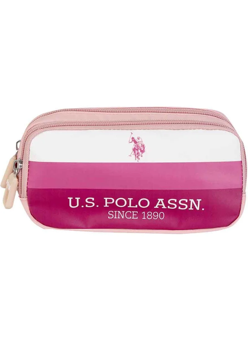 U.S. Polo Assn. Pink Pencil Case PLKLK24175