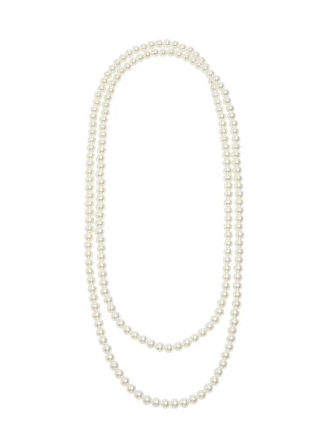 PARFOIS Necklace With Two Strands Of Pearls