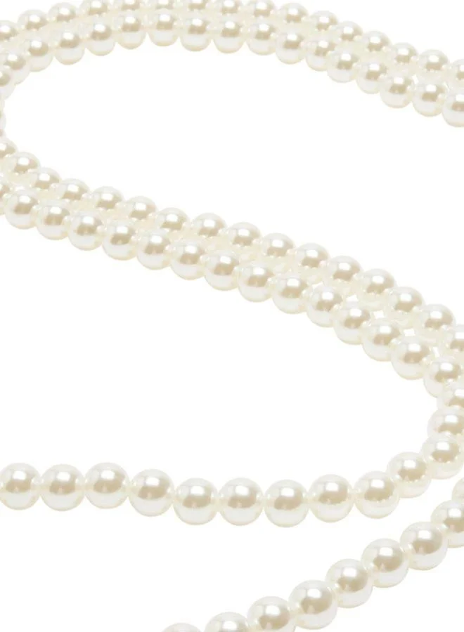 PARFOIS Necklace With Two Strands Of Pearls