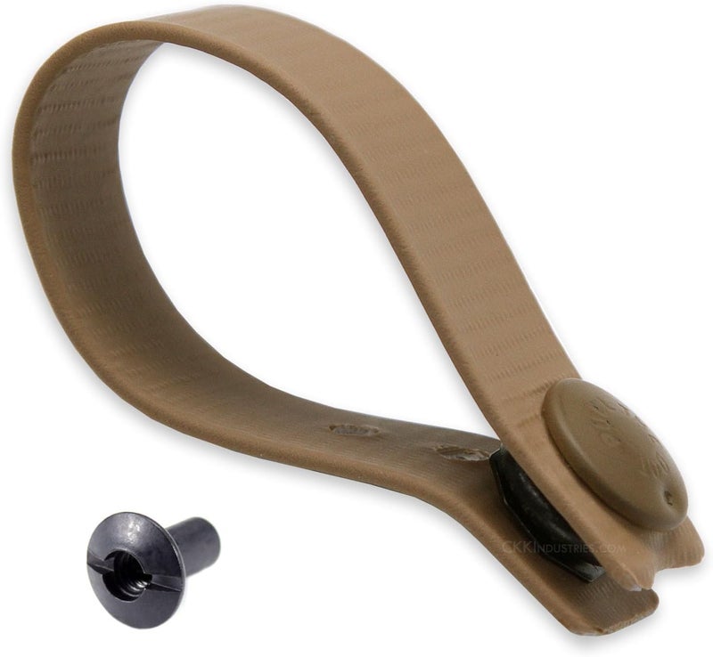 Holstex IWB Soft Belt Loops - w/Heavy Duty Rubberized Nylon Pull-The-Dot Security Snaps & Mounting Hardware - Holster Loops for IWB Carry - (Fit 1.25" to 2.00" Belts (Adjustable) - (Multi Colors) - Image 2