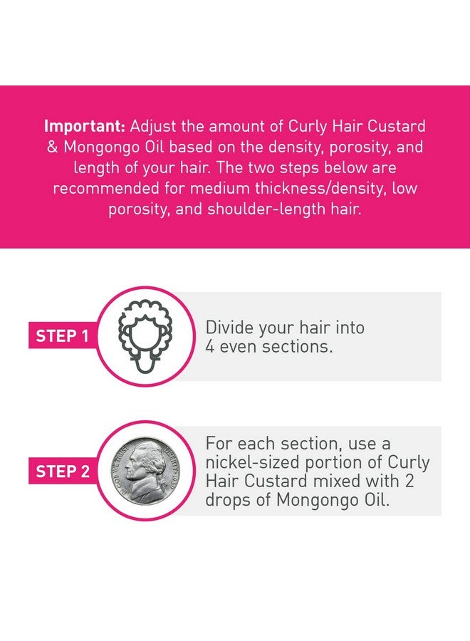 MopTop Curly Hair Gel + Mongongo Oil Curly Hair Bundle For Frizzfree Soft & Defined Curls No Crunch Or Flakes Natural Ingredients Works For Wavy Curly & Kinkycoily Hair Textures - Image 4