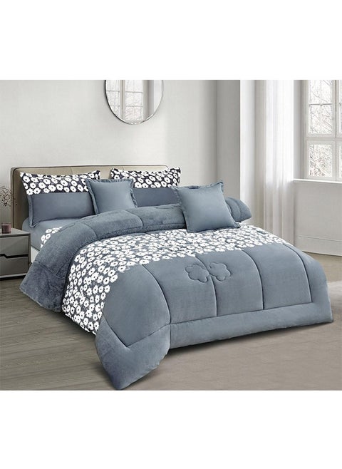 Queen Comforter Set 6 Pieces Bed in A Bag Queen Comforters Queen Size,Complete Bedding Sets with Comforter, Flat Sheet, Fitted Sheet and Pillowcases Shams(TYH-003)