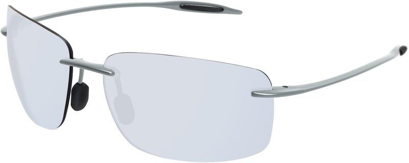 JULI Eyewear نظارات شمسية رياضية JULI للرجال والنساء إطار بدون حواف TR90 للجري وصيد الأسماك والجولف وركوب الأمواج والقيادة - Image 1