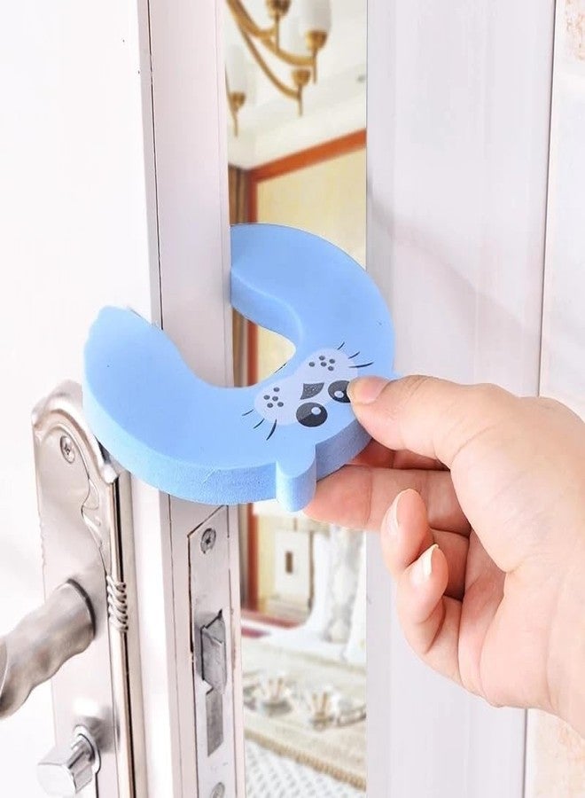 NAIDEV Finger Pinch Guards - Child Safety Door Stoppers - Soft Touch Foam, Cartoon Animal Designs, Easy Installation, Non-Toxic, Prevent Injuries, Childproofing Products (Set of 6) - Image 3