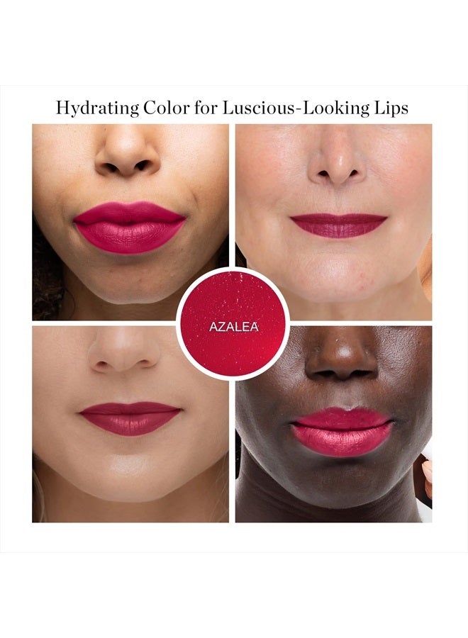 OGEE Tinted Sculpted Lip Oil - Lip Stain Made with 100% Organic Coconut Oil, Jojoba Oil, and Vitamin E - Best as Lip Balm, Lip Color or Lip Treatment - AZALEA - Image 2