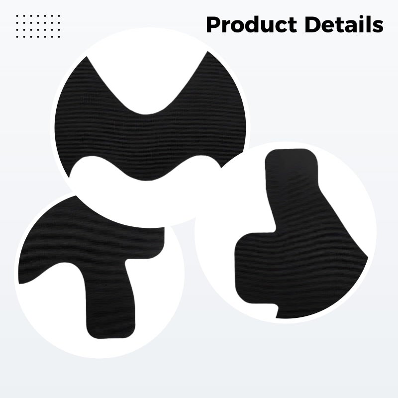Precut Cotton Athletic Tape 10 Pcs Ankle Kinesiology Support Breathable 34 X 25.5 Cm - Image 5