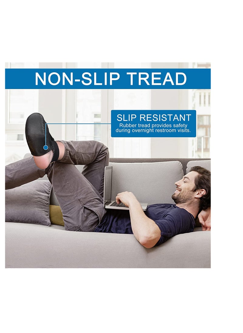 SYOSI - Plantar Fasciitis Night Splint Sock   Soft Stretching Boot Splint for Aching Feet  Heel Relief，Achilles Tendonitis Foot Support Brace for Right or Left FootMedium - Image 1