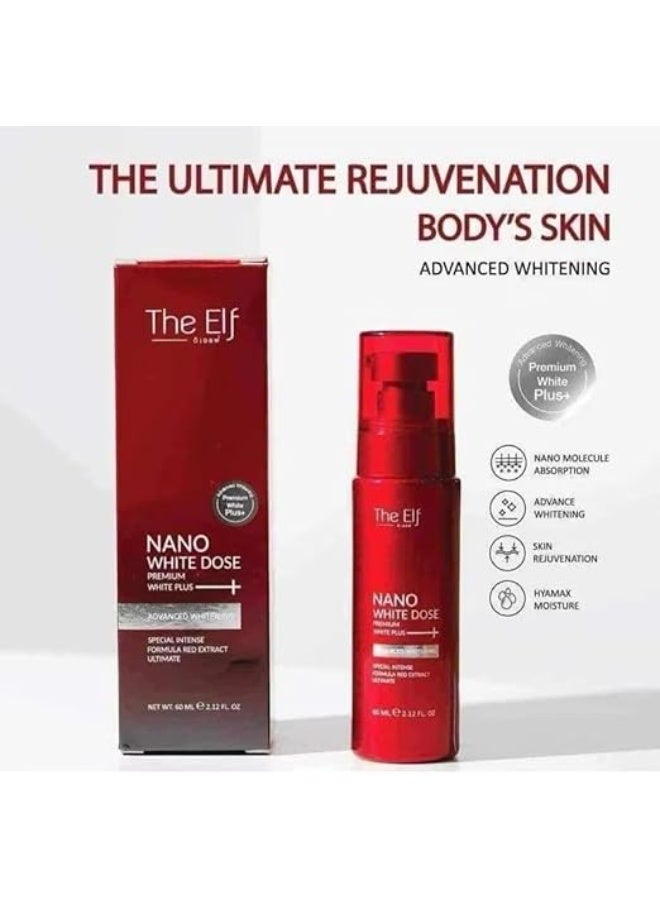 The Elf ELF Nano White Dose Serum 60ml - Vitamin C & Niacinamide Face Serum for Brightening & Dark Spot Corrector - Hydrating Formula for Even Skin Tone, Radiant Glow & Anti-Aging - For All Skin Types - Image 1