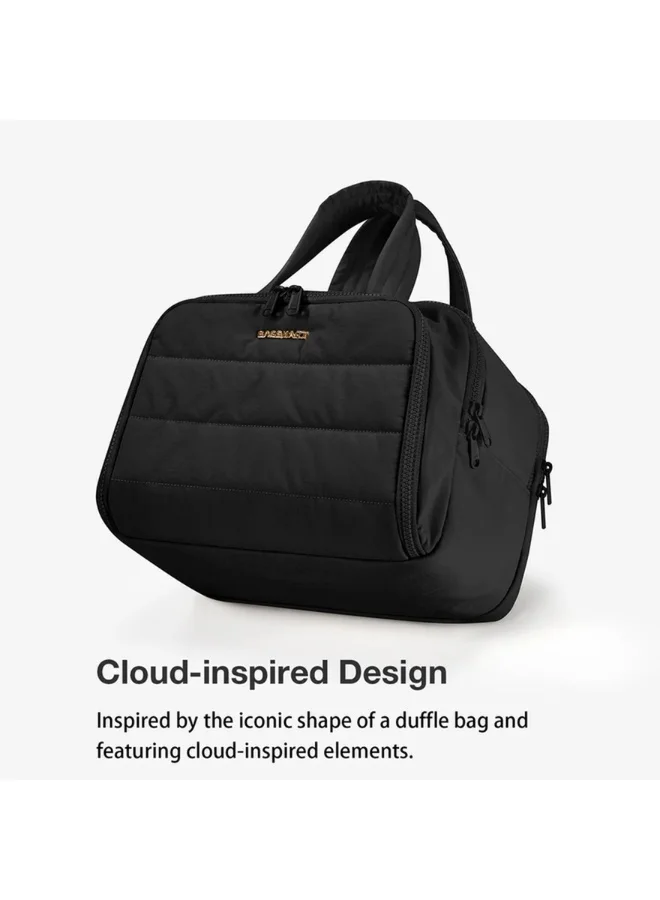 باج سمارت BAGSMART Black Zora Spacesaver 4-in-1 Puffy Multi-Functional Toiletry Bag