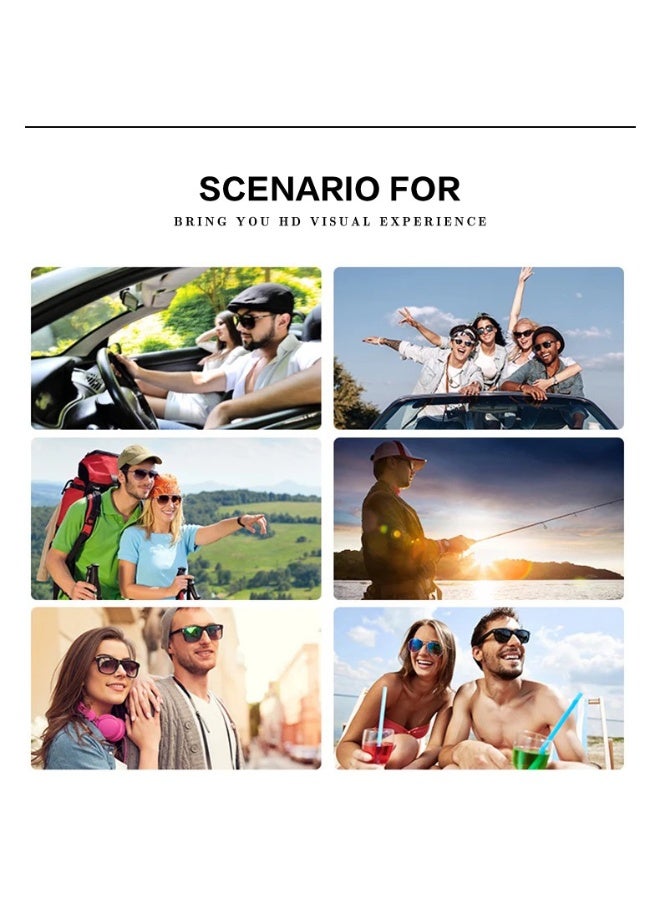 Anna Fashionable Double-Bridge UV Protection Pilot Sunglasses - Image 3