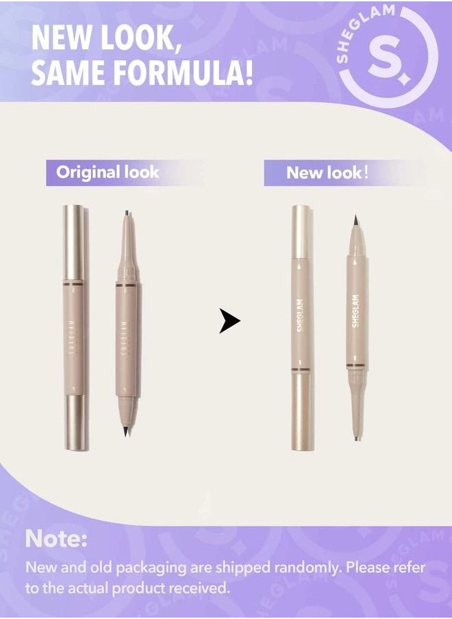 SHEGLAM - SHEGLAM Brows On Demand 2-in-1 Espresso - Image 1