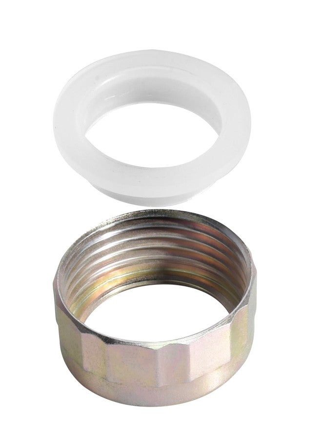 KONE Strainer Joint Nut and Fixing Accessory, Stainless Steel Connection Nut Fit for 3-1/2 Inch Kitchen Sink Drain, Easy Installation, No Plumber Putty Needed - Image 1