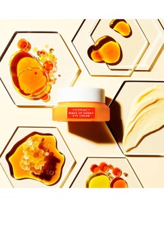 FARMACY Farmacy Wake Up Honey Vitamin C + Caffeine Eye Cream - Anti-Aging Under Eye Cream for Dark Circles and Puffiness - Hyaluronic Acid + Antioxidants Hydrate and Smooth Wrinkles Over Time (15ml)  - Image 2