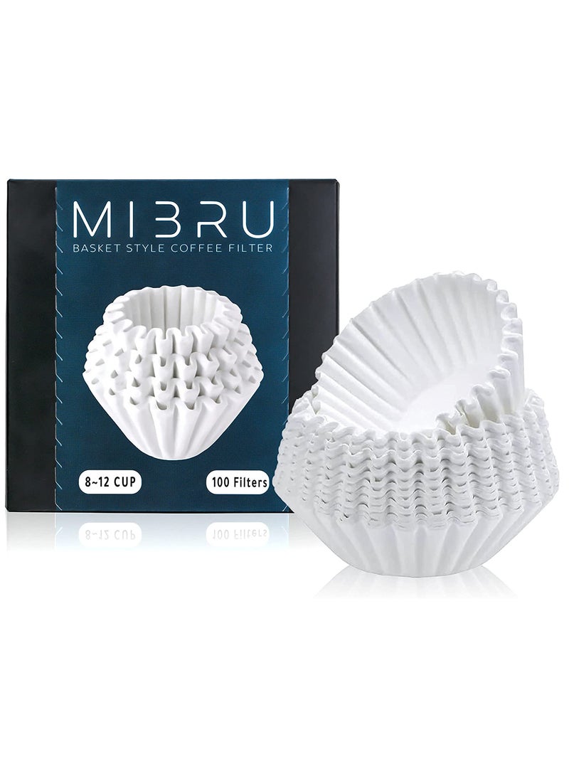 MIBRU Coffee Filter for American Coffee Maker 100 Tablets 8 to 12 Cup Brewing Size 200mm for Daily Use Home and Office - Image 2