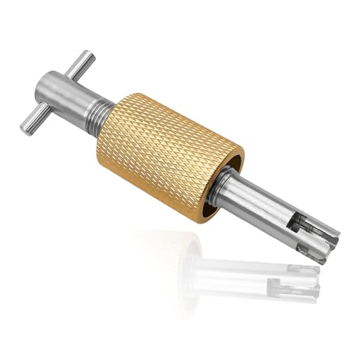 Gasedin AC Orifice Tube Removal Tool Automotive AC Orifice Tube Puller Tool Fits GM Vehicles Stainless Steel Air Conditioning Orifice Tube Remover Installer Car Accessories Golden - Image 1