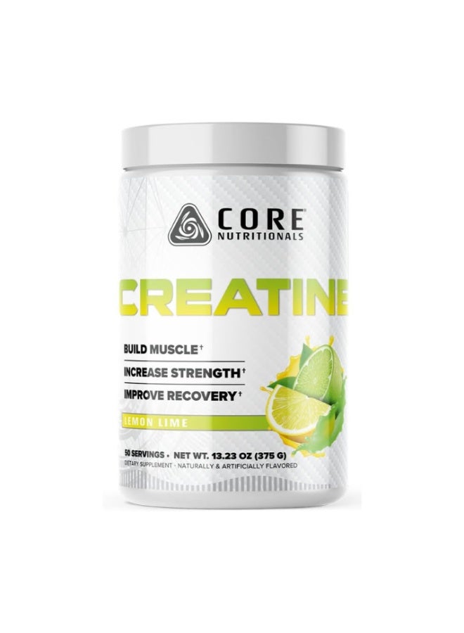 Creatine Monohydrate – Micronized Creatine Powder for Strength, Muscle Growth, Power & Performance, Supports ATP Energy, Endurance & Recovery - Lemon Lime