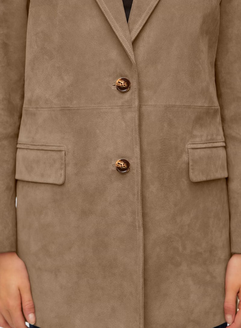 VERO MODA Suede Jacket - Image 3