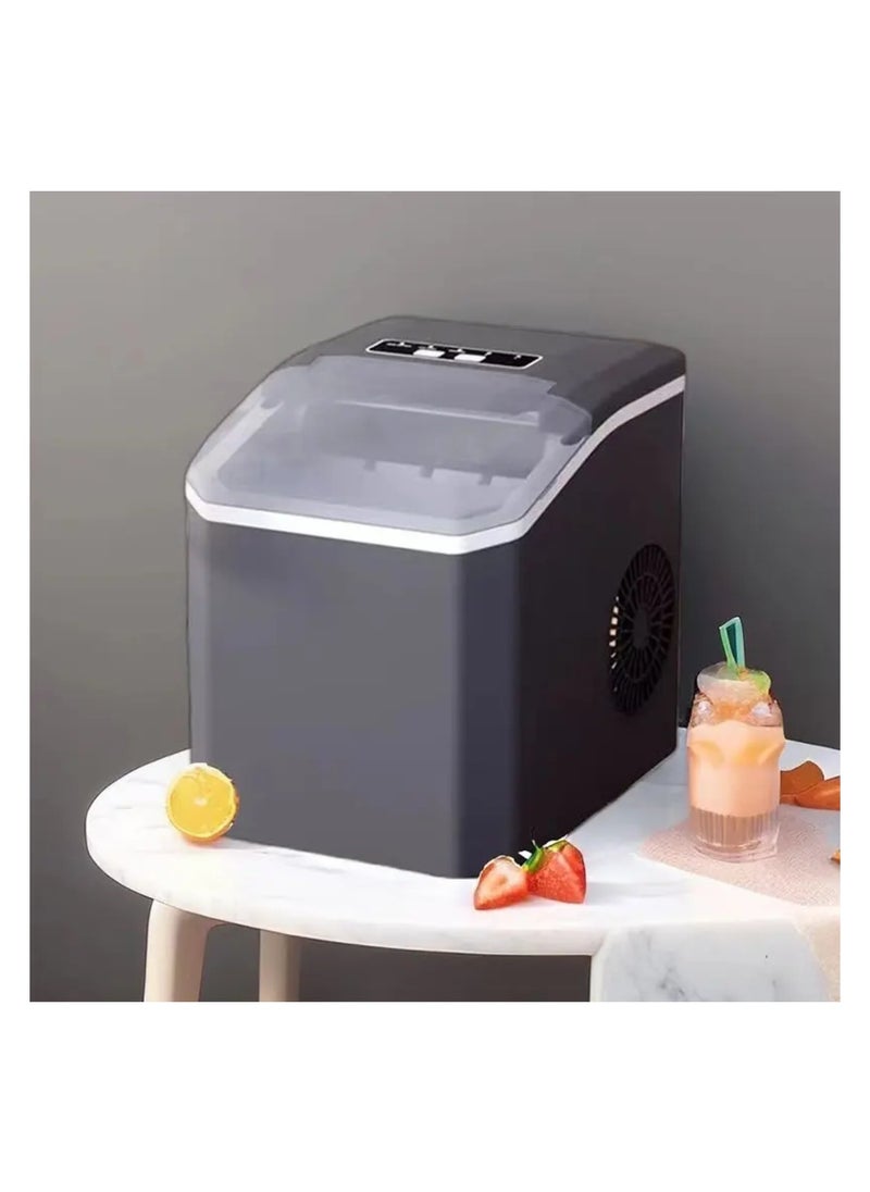 Generic Countertop Ice Maker, Portable Nugget Ice Machine, 34Lbs/24H Production, 6 Minutes Quick Ice Making, Self-Cleaning, Black  - Image 4
