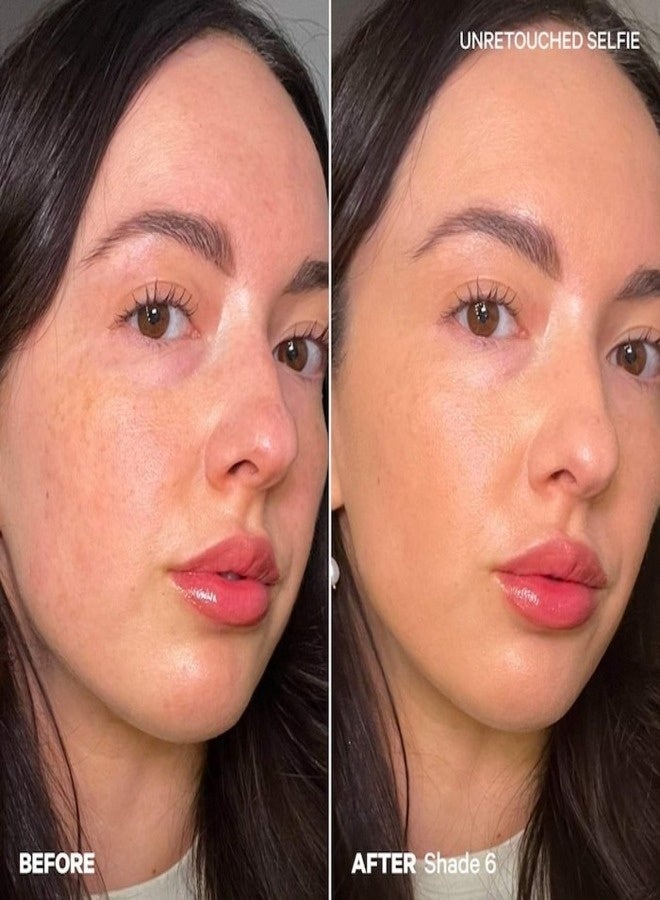 ميلك ميكب ميلك ميك أب، جل مرطب للبشرة يدوم 12 ساعة - درجة 6 - (فاتح متوسط، محايد إلى بارد) | تغطية قابلة للبناء تدوم طويلاً، لمسة نهائية ندية طبيعية، 35 مل - Image 4