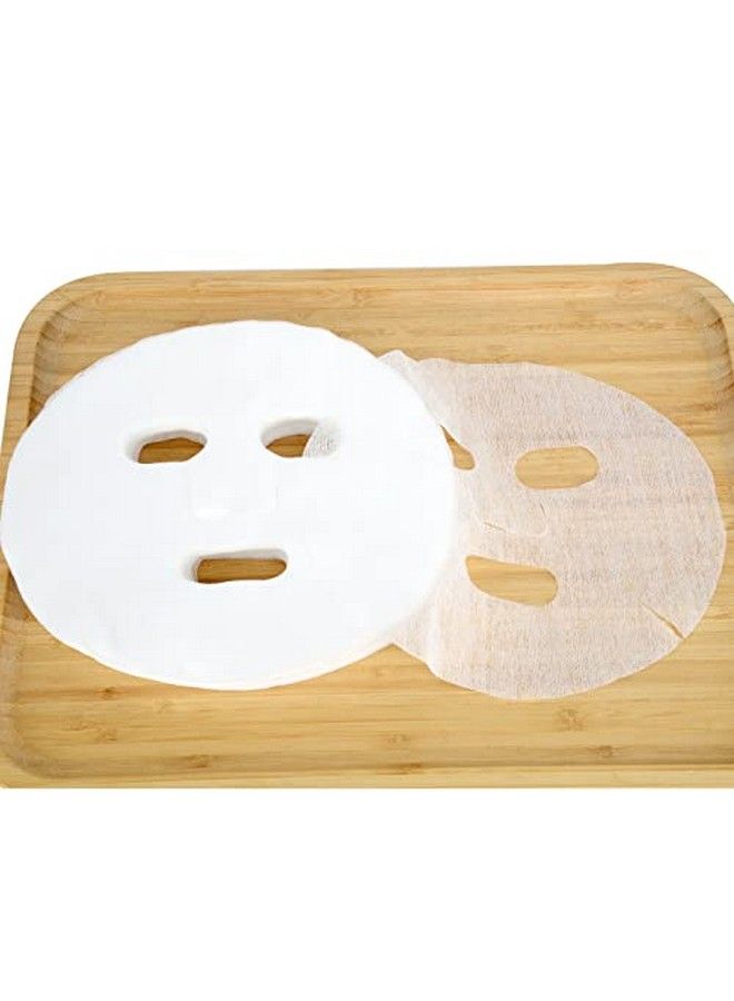 Cayanmydery Pure Cotton Facial Mask Paper Natural Spa Skin Care Skin Face Mask Paper Precut Facial Paper Sheet Facial Mask (100 Pcs)  - Image 4