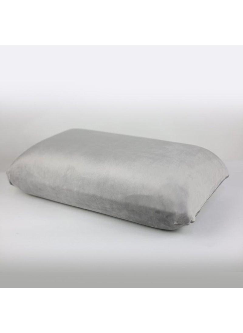 HT - Classic Memory Foam Hotel Medical Pillow - Gray - Image 1