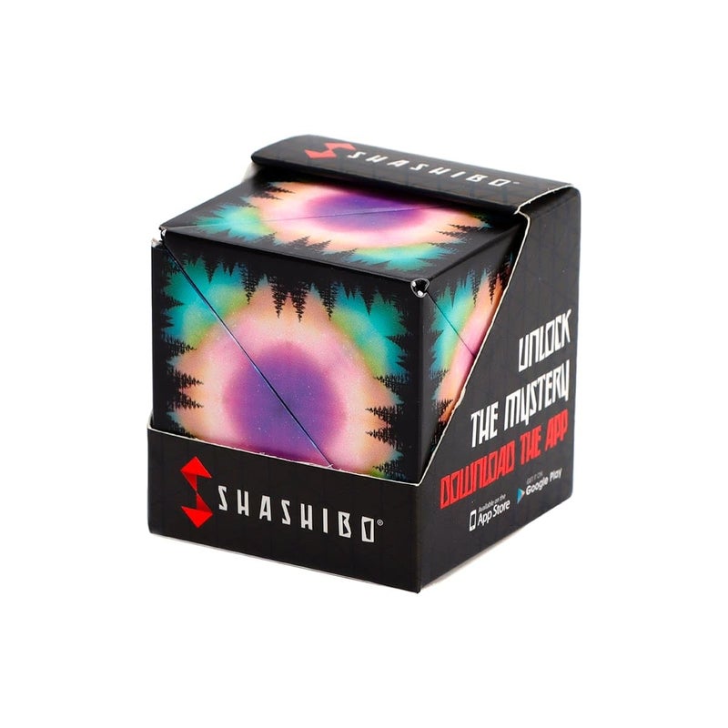 SHASHIBO Shape Shifting Box - Award-Winning, Patented Fidget Cube w/ 36 Rare Earth Magnets - Transforms Into Over 70 Shapes, Download Fun in Motion Toys Mobile App (Moon - Explorer Series) - Image 1