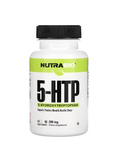 NutraBio NutraBio, 5-HTP, 200 mg, 90 Veggie Capsules  - Image 1
