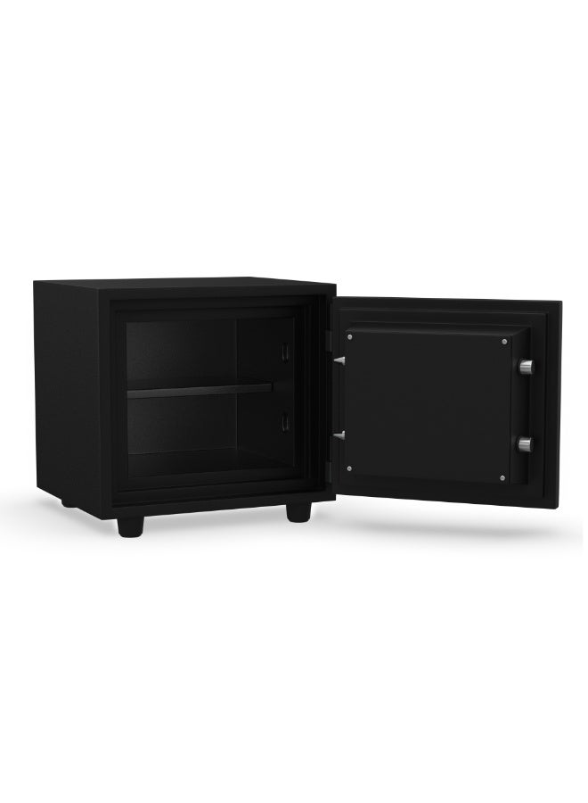 RIGID Fire Resistant Steel Safe with Dual Key Lock, 50Kg  - Image 4