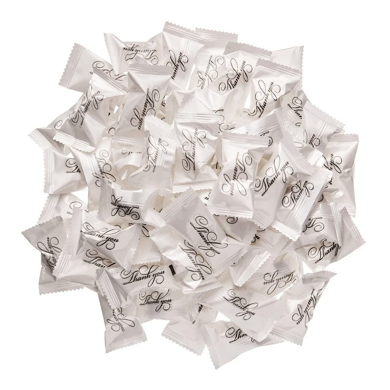 Candy Envy - Modern Thank You Buttermints - 13 oz. Bag - Approximately 100 Individually Wrapped Candy Mints - Reception Desk - Image 5
