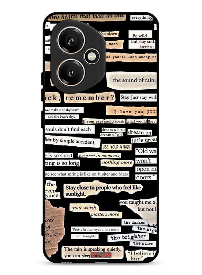 Tolwak Honor 400 Protective Case Cover Quotes Stickers - Image 1