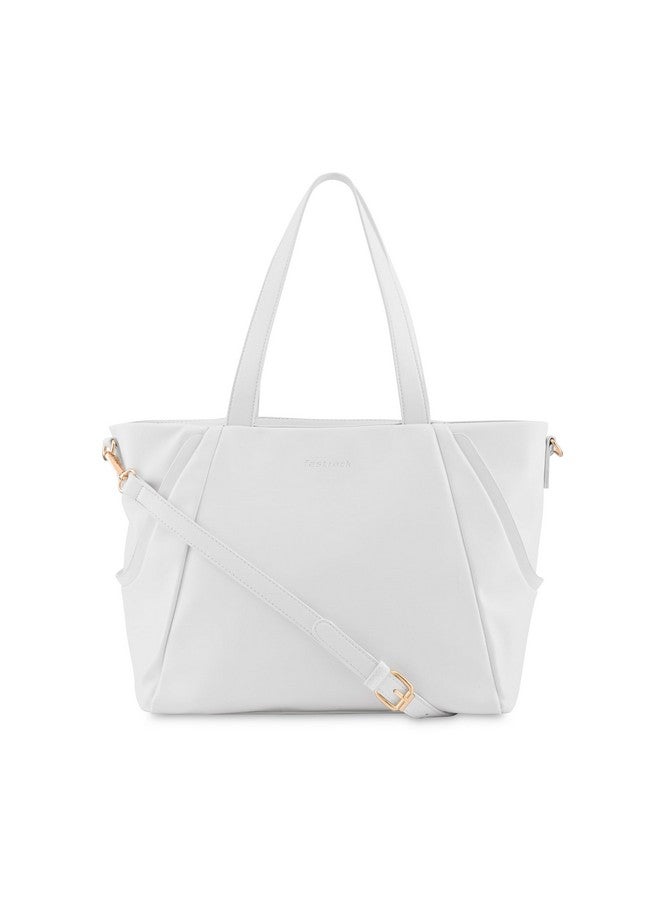 Fastrack White Tote Bag for Women - Image 1